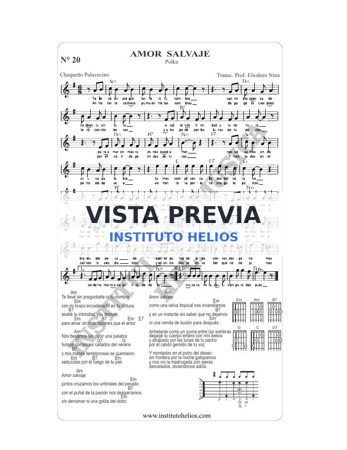 Vista previa de Amor salvaje